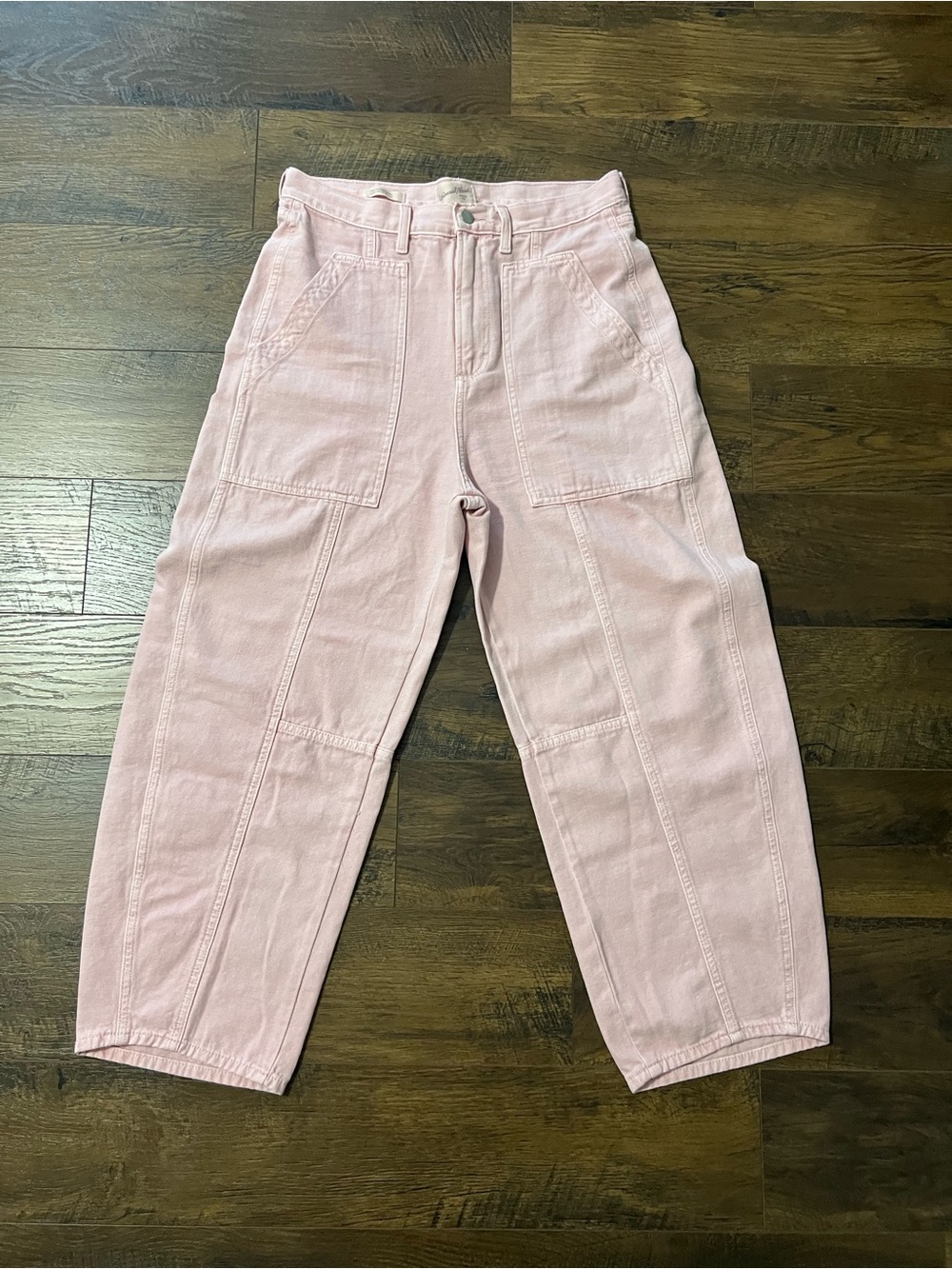 Universal Thread High-Rise Pink Utility Jeans